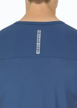 New Swedemount Ultra Light Tee Denim Blue