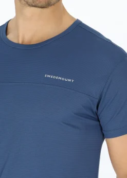New Swedemount Ultra Light Tee Denim Blue