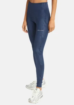 Hot Röhnisch Untamed Emboss Tights Beetle Emboss Navy