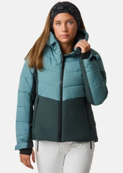 New Swedemount Vail Ski Jacket W Dusty Seaweed/Cedar Green