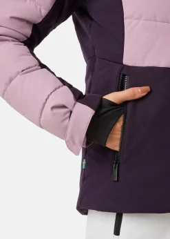 Hot Swedemount Vail Ski Jacket W Pale Mauve/Dk.Plum