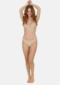 New Athlecia Valeny W Shimmer Bikini Top Desert Taupe