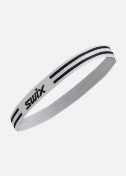 Hot Swix Vantage Elastic Hairbands 2pk Black/Bright White