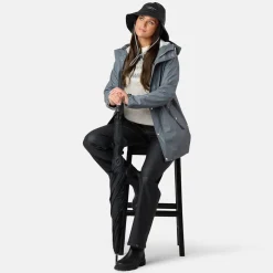 Swedemount Väderöarna Coat W Seaweed Green