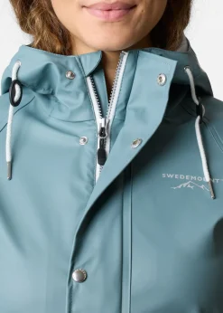 Swedemount Väderöarna Coat W Seaweed Green
