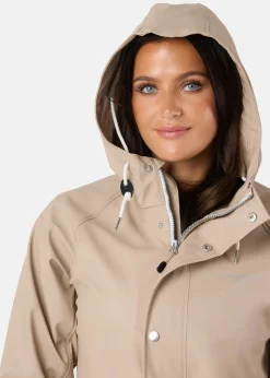 Hot Swedemount Väderöarna Coat W Beige