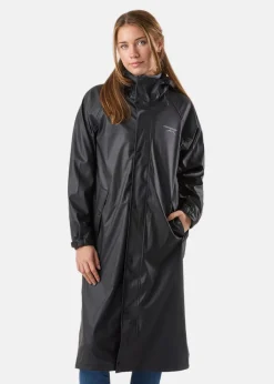 New Swedemount Väderöarna Long Coat W Black/Black