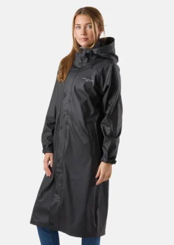 New Swedemount Väderöarna Long Coat W Black/Black