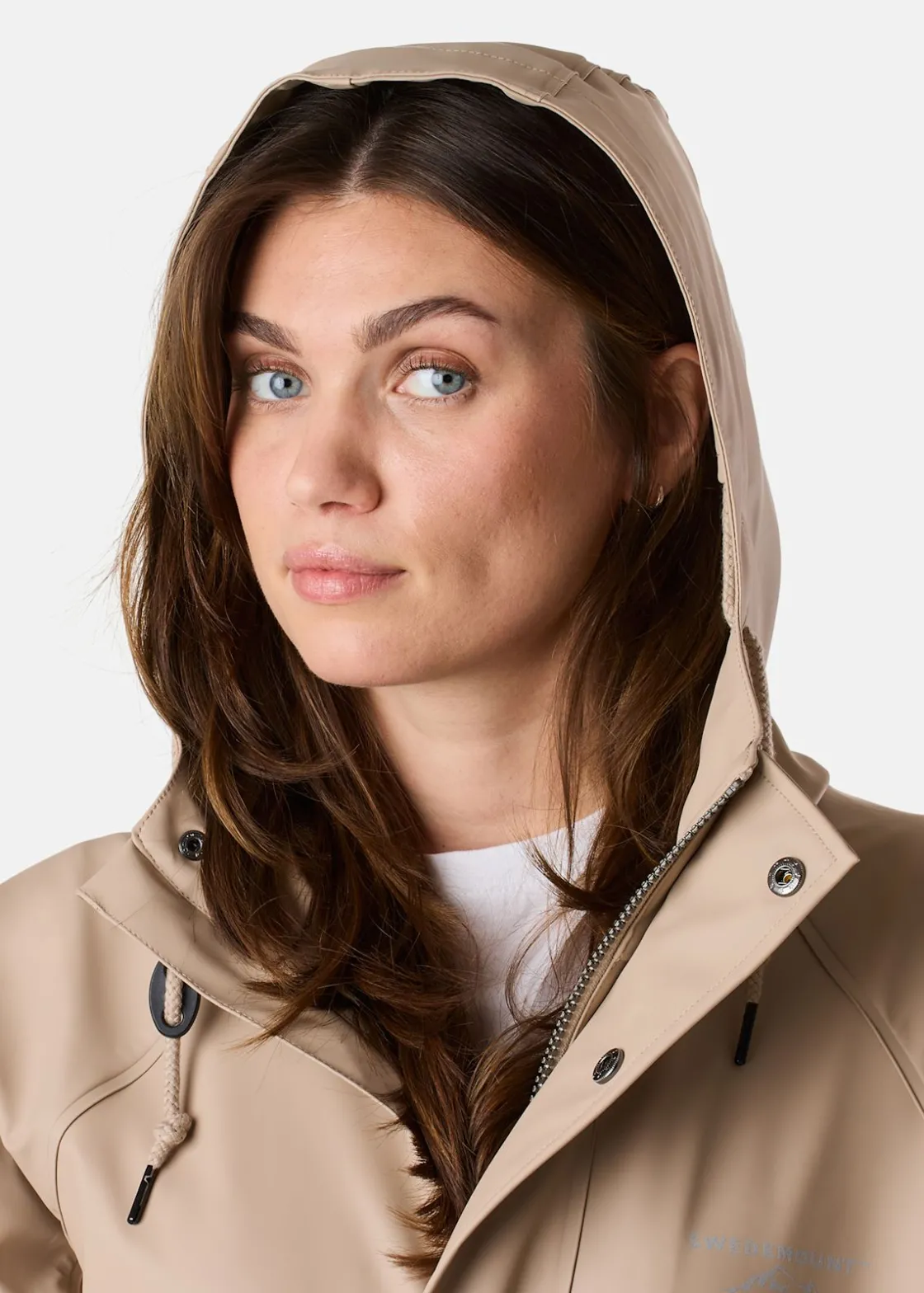 Discount Swedemount Väderöarna Long Coat W Beige
