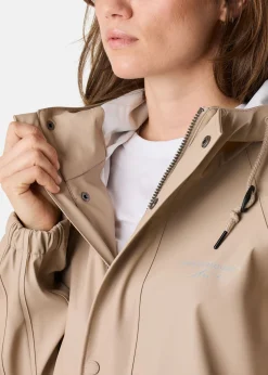 Discount Swedemount Väderöarna Long Coat W Beige