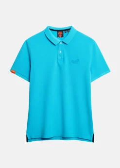 Outlet Superdry VINT DESTROY POLO Blue Lagoon