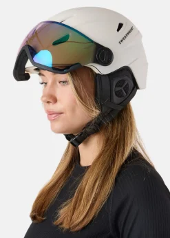 Discount Swedemount Visor Ski Helmet Off White