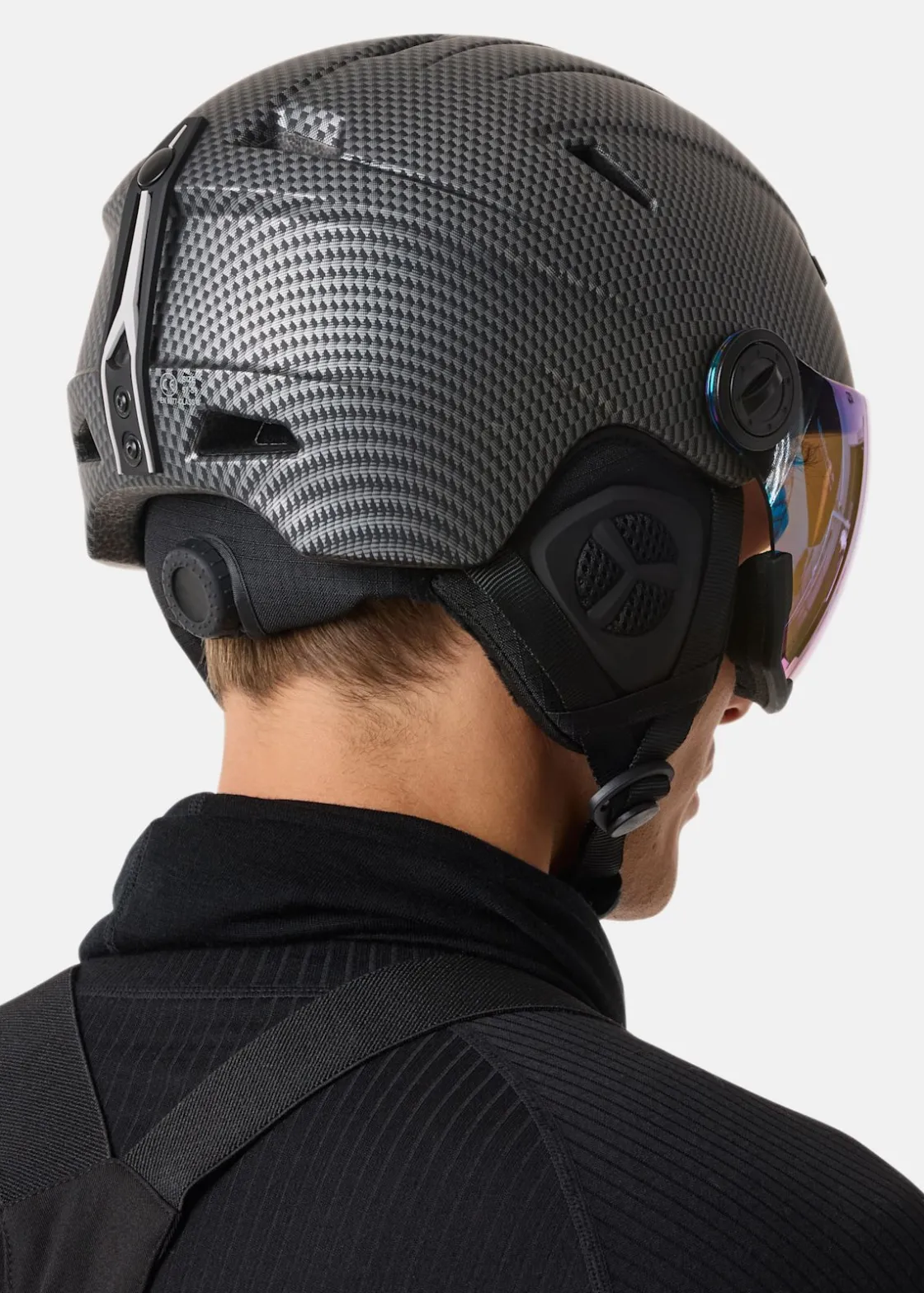 Sale Swedemount Visor Ski Helmet Black Graphic