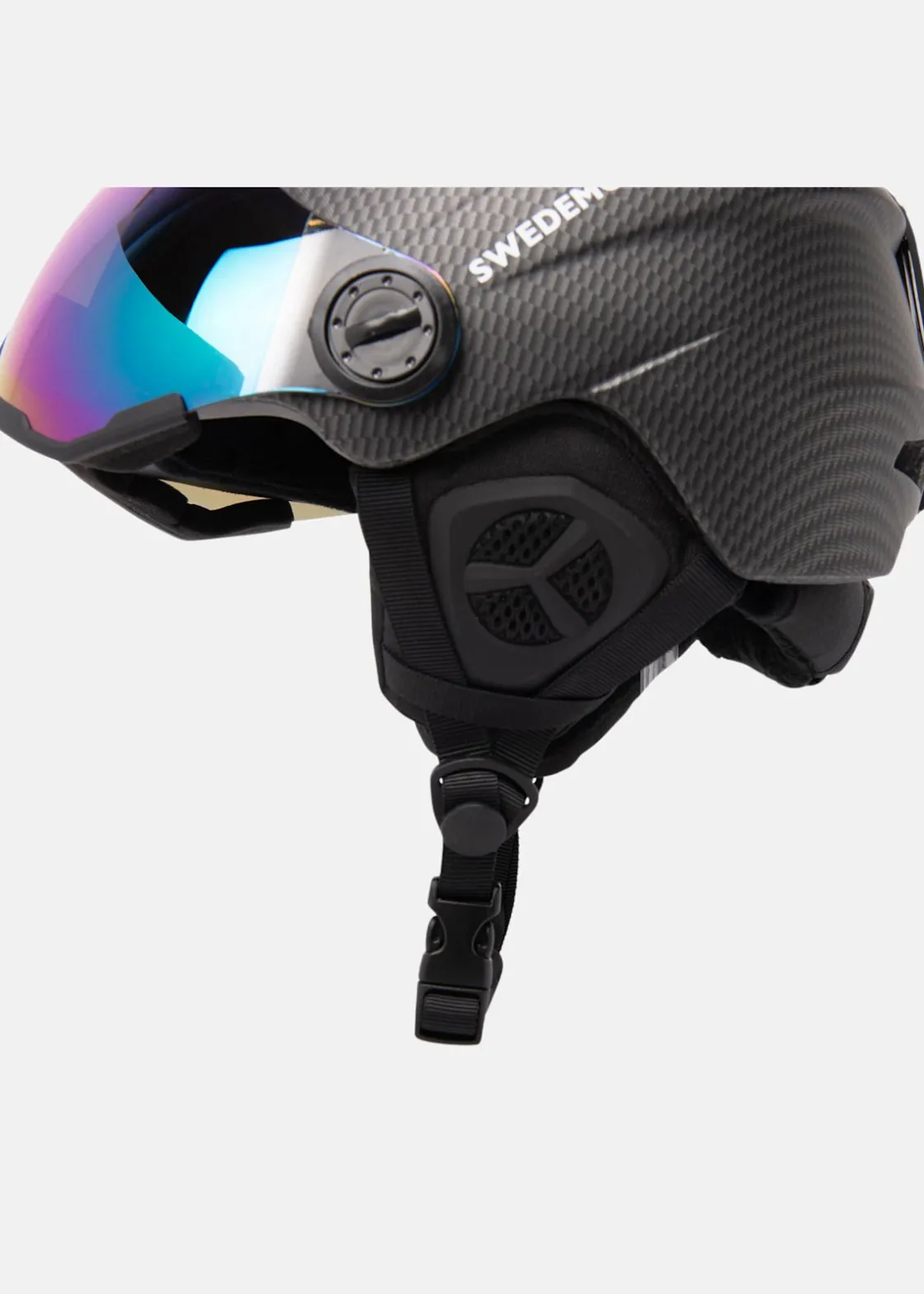 Sale Swedemount Visor Ski Helmet Black Graphic