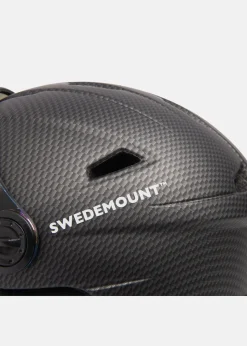 Sale Swedemount Visor Ski Helmet Black Graphic