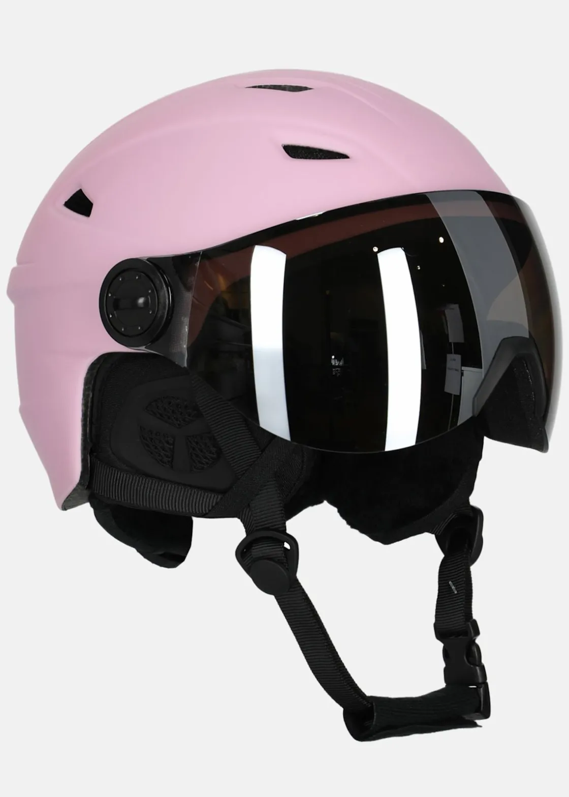 Outlet Swedemount Visor Ski Helmet JR Pink
