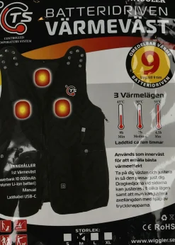 Sale Wiggler Värmeväst Black