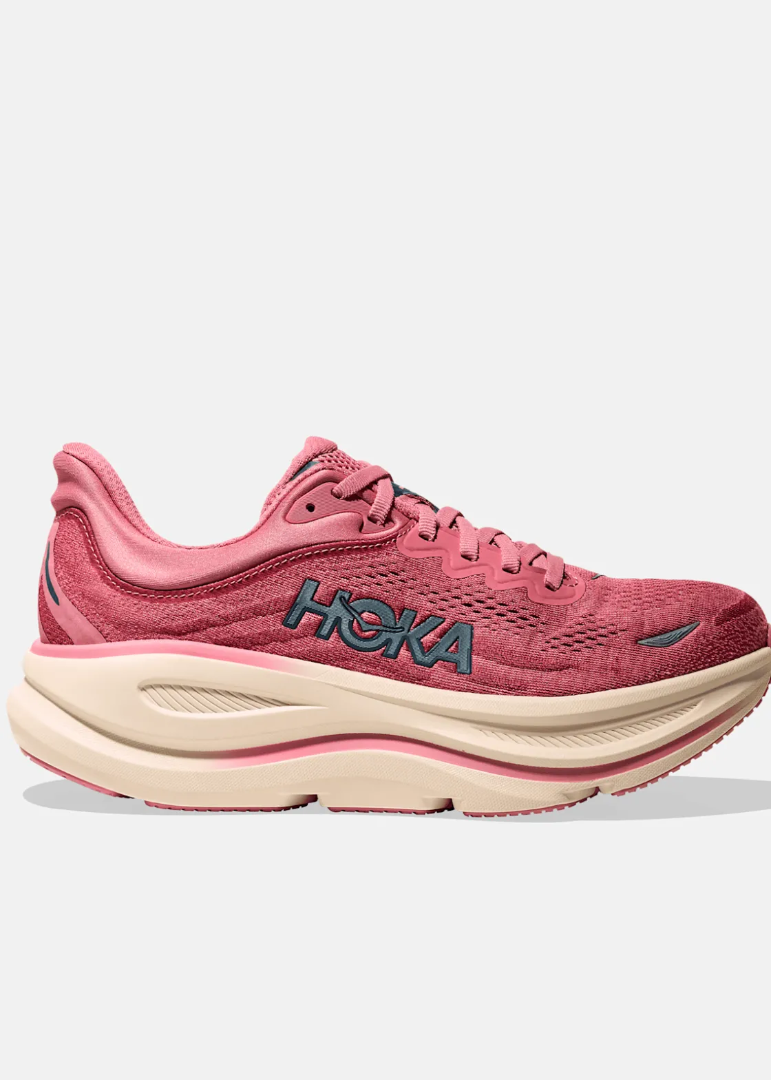 Clearance Hoka W BONDI 9 WIDE LINGONBERRY / CRANBERRY