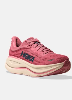 Clearance Hoka W BONDI 9 WIDE LINGONBERRY / CRANBERRY