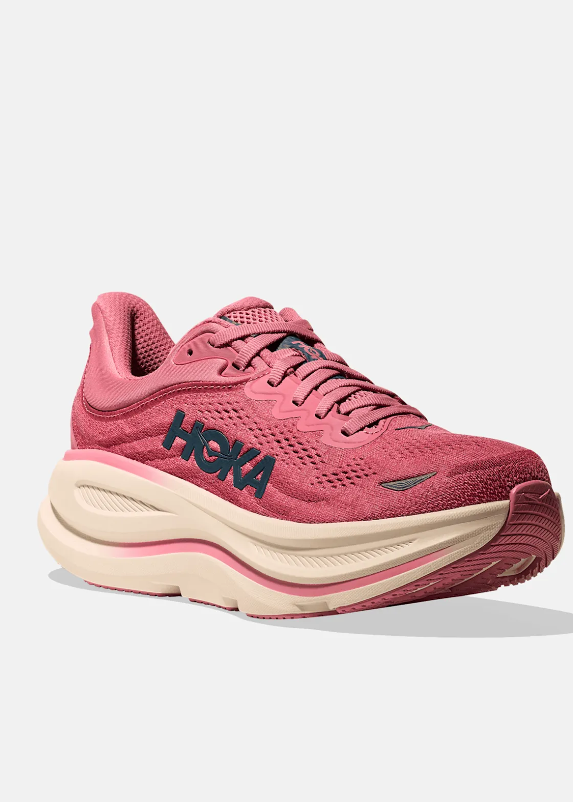 Clearance Hoka W BONDI 9 WIDE LINGONBERRY / CRANBERRY