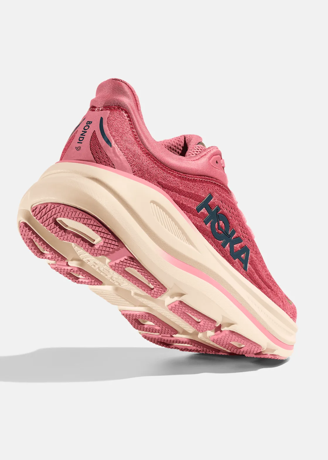 Clearance Hoka W BONDI 9 WIDE LINGONBERRY / CRANBERRY