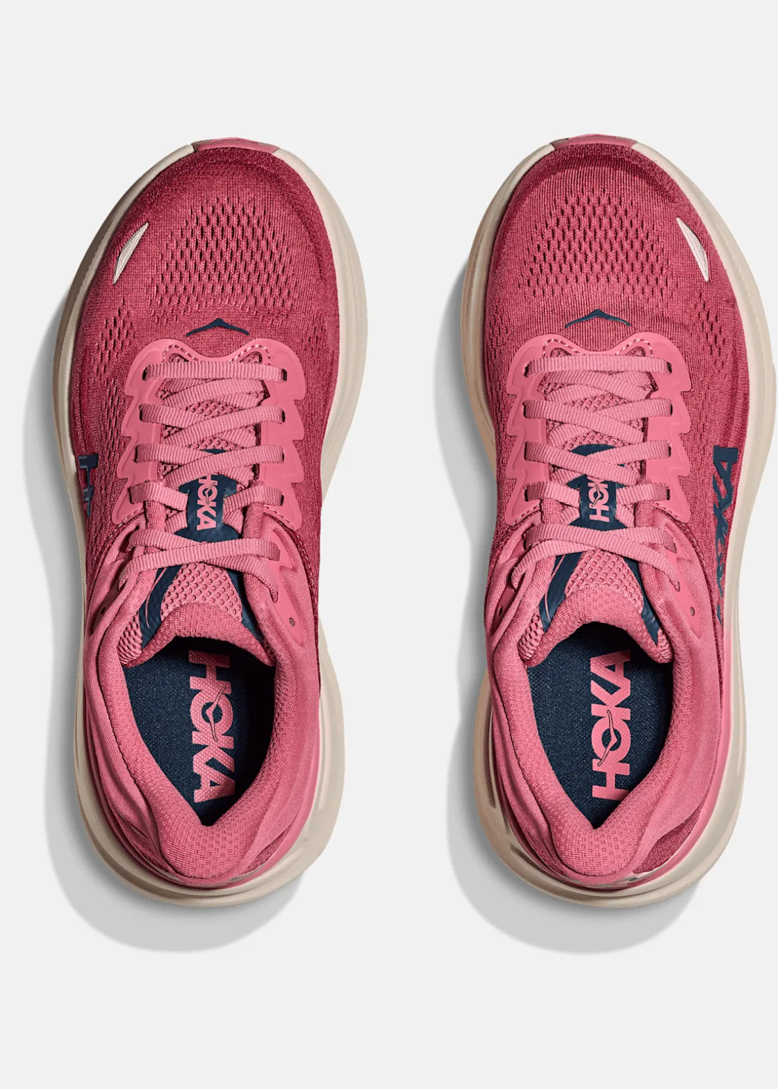 Clearance Hoka W BONDI 9 WIDE LINGONBERRY / CRANBERRY
