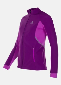 Discount Odlo W Jacket AEOLUS charisma - purple cactus flower