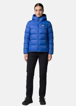 New Huski Wear W LIGHT DOWN JACKET Azure Blue