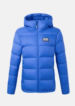 New Huski Wear W LIGHT DOWN JACKET Azure Blue