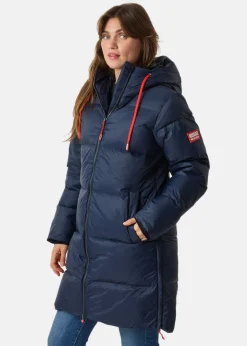 Outlet Huski Wear W LIGHT SHIELD PARKA Navy Blue