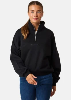 Outlet Huski Wear W oversize Sweater Black