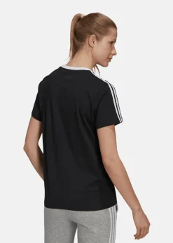 Sale Adidas W 3S BF T BLACK/WHITE