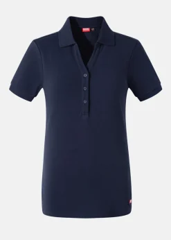 New Huski Wear W Shore Pique Polo Navy Blue