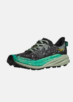 Discount Hoka W SPEEDGOAT 6 BLACK / ALOE VERA