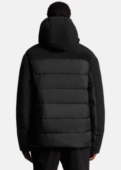Lyle&scott Wadded Hybrid Jacket Jet Black