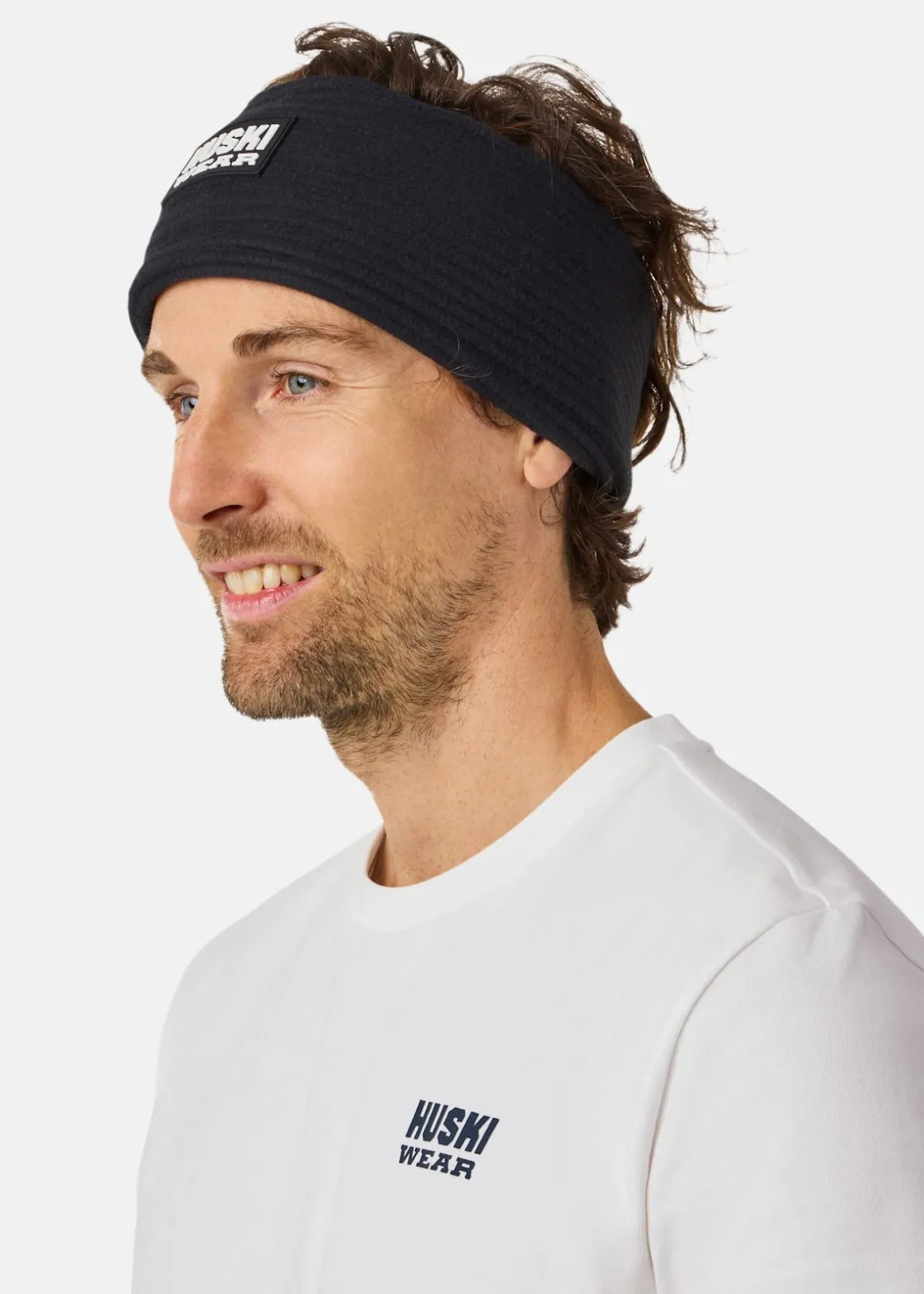 Online Huski Wear WAFFLE HEADBAND Black