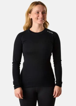 Hot Aclima WarmWool crewneck W's Jet Black