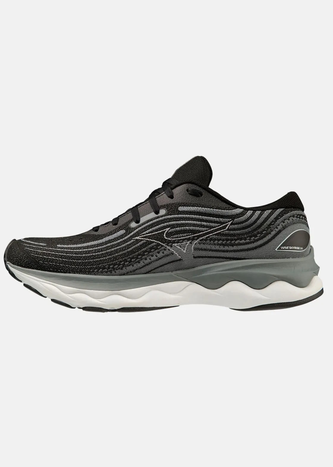 Online Mizuno WAVE SKYRISE 4 Black/White/Stormy Weather