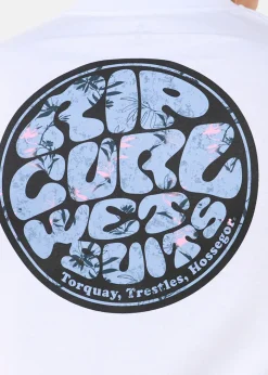 Online Rip Curl WETTIE PASSAGE ICON TEE WHITE