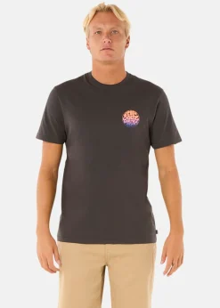 Best Rip Curl WETTIE PASSAGE ICON TEE WASHED BLACK
