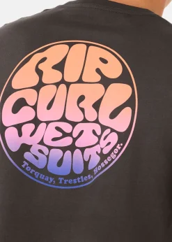 Best Rip Curl WETTIE PASSAGE ICON TEE WASHED BLACK