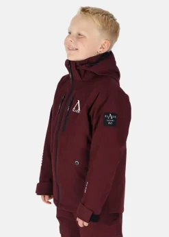 Clearance Slade Whistler Shell Jacket JR Burgundy