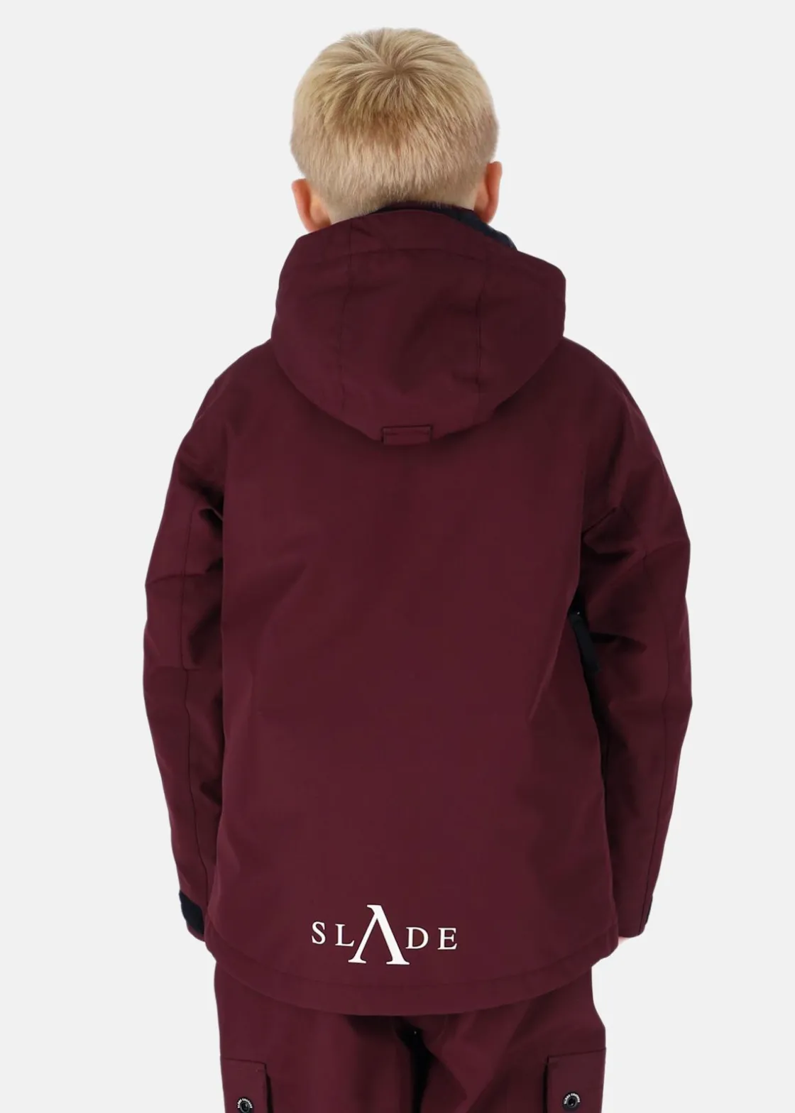 Clearance Slade Whistler Shell Jacket JR Burgundy