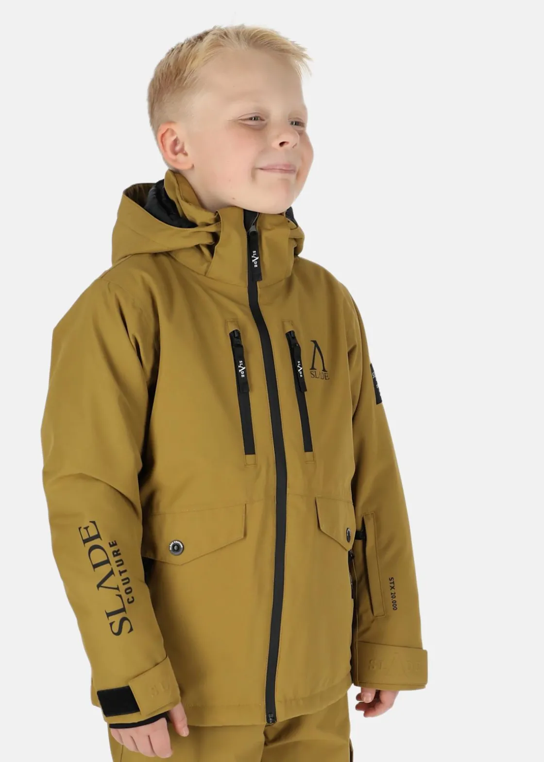 New Slade Whistler Shell Jacket JR Khaki