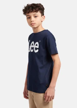 Best Lee Kids WOBBLY GRAPHIC T-SHIRT Navy Blazer