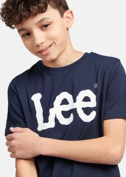 Best Lee Kids WOBBLY GRAPHIC T-SHIRT Navy Blazer