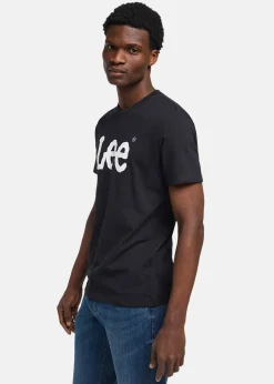 Lee WOBBLY_LOGO_TEE BLACK