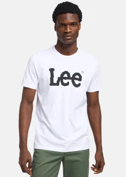 Lee WOBBLY_LOGO_TEE WHITE