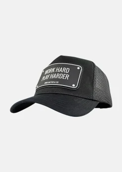 Sale John Hatter WORK HARD PLAY HARDER black