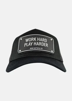 Sale John Hatter WORK HARD PLAY HARDER black